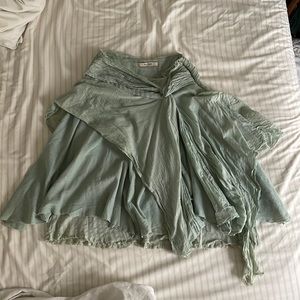 Vintage Free People multilayered midi skirt from early aughts.